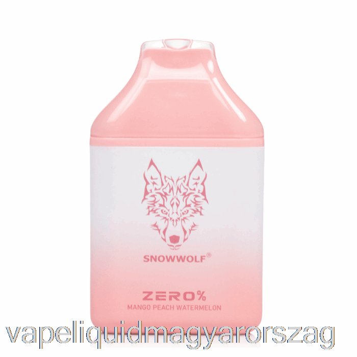 Snowwolf Zero 5500 0% Nikotinmentes Eldobható Mangó Barack Görögdinnye Vape E Cigi